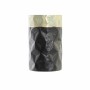 Vase DKD Home Decor Noir Doré Métal Bicolore Arabe (16 x 16 x 80,5 cm)