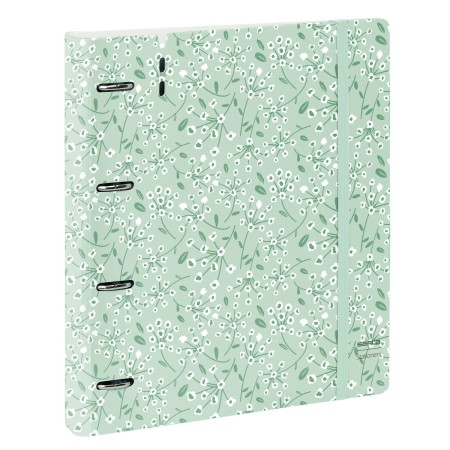 Carpeta de anillas Safta Light green flowers