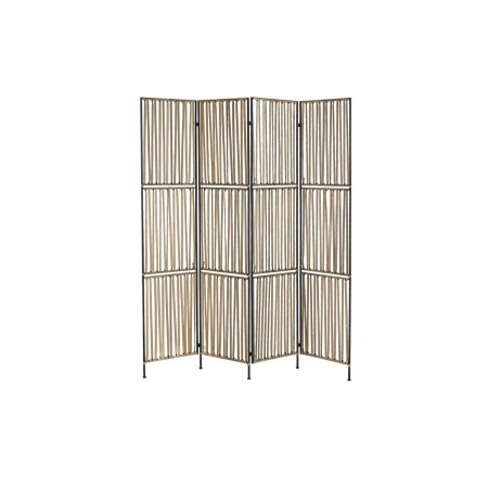 Paravent DKD Home Decor Métal rotin synthétique (160 x 1,3 x 180 cm)