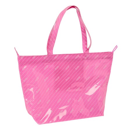 Bolsa de Compras Barbie Logomania rosa