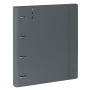Reliure à anneaux Safta Dark grey Gris foncé