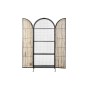 Présentoir DKD Home Decor Métal Rotin (61 x 26 x 150,3 cm)