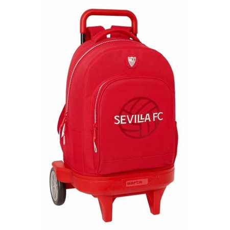 Cartable à roulettes Sevilla Fútbol Club 33 x 45 x 22 cm