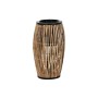 Cache-pot DKD Home Decor Naturel Noir Métal Rotin (31 x 31 x 55 cm)