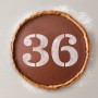Gabarit de gâteau Algon Numéro 3 (36 Unités)