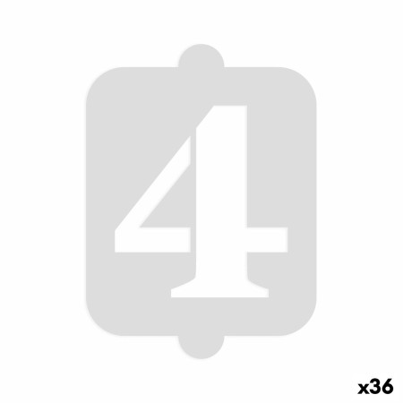 Gabarit de gâteau Algon Numéro 4 (36 Unités)