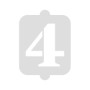 Gabarit de gâteau Algon Numéro 4 (36 Unités)