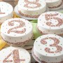 Gabarit de gâteau Algon 25 cm Numéro 2 (36 Unités)