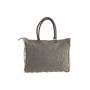 Sac DKD Home Decor Gris Polyester Cuir 80 % coton (51 x 20 x 41 cm)