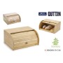 Corbeille à Pain Quttin Bambou 38 x 28 x 18 cm (4 Unités)