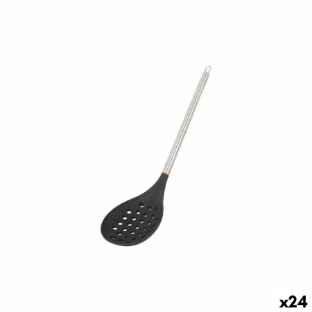 Écumoire MasterChef Silicone Acier inoxydable 34 cm (24 Unités)