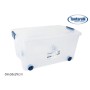 Boîte de rangement avec roues Tontarelli 59 x 38 x 29 cm (6 Unités)