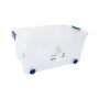 Boîte de rangement avec roues Tontarelli 59 x 38 x 29 cm (6 Unités)