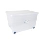 Boîte de rangement avec roues Tontarelli 78,2 x 58,2 x 47 cm (3 Unités)