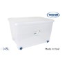 Boîte de rangement avec roues Tontarelli 78,2 x 58,2 x 47 cm (3 Unités)