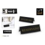 Plaque d'identification My Bar RESERVADO / RESERVED 12 x 4 cm 2 mm 24 Unités
