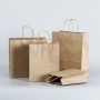 Sac en papier Algon Kraft 32 x 12 x 40 cm (24 Unités)