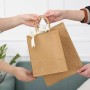 Sac en papier Algon Kraft 32 x 12 x 40 cm (24 Unités)