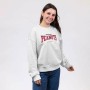 Sweat sans capuche femme Snoopy Beige S