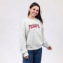 Sweat sans capuche femme Snoopy Beige S