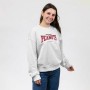 Sweat sans capuche femme Snoopy Beige S