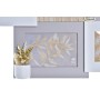 Cadre photo DKD Home Decor Love Home Bois Fleur Naturel (46 x 3 x 39 cm) (2 Unités)