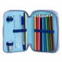Pochette crayons Bluey Bleu clair Light Blue 12,5 x 19,5 x 4,5 cm