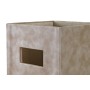 porte-parapluie DKD Home Decor Beige PU (21 x 21 x 50 cm)