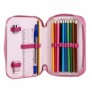 Pochette crayons Gabby's Dollhouse Rose 12,5 x 19,5 x 4,5 cm