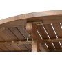Table de Salle à Manger Home ESPRIT Marron Naturel Acacia 110 x 110 x 74 cm