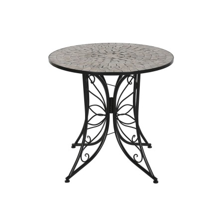 Table d'appoint Home ESPRIT Noir Multicouleur 80 x 80 x 76 cm