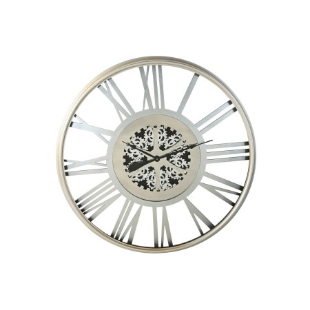 Horloge Murale Home ESPRIT Argenté Fer 102 x 9,5 x 102 cm