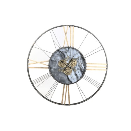 Horloge Murale Home ESPRIT Blanc Doré Métal 140 x 9 x 140 cm