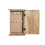 Armoire à clés DKD Home Decor Marron Brun foncé Bois de manguier (18 x 7,5 x 28 cm)