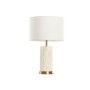 Lampe de bureau Home ESPRIT Blanc Beige Doré 50 W 220 V