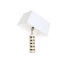 Lampe de bureau Home ESPRIT Blanc Beige Doré 50 W 220 V