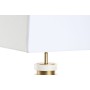 Lampe de bureau Home ESPRIT Blanc Beige Doré 50 W 220 V