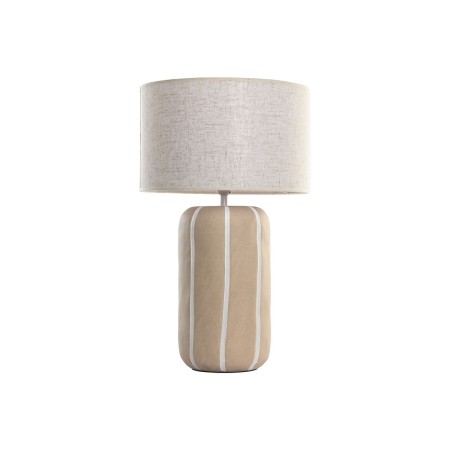 Lampe de bureau Home ESPRIT Blanc Marron 50 W 220 V