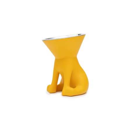 Mangeoire pour chiens United Pets Elisabeth Yellow Acier inoxydable Polyéthylène 1 L