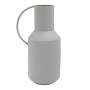 Vase DKD Home Decor Beige Métal Moderne (14 x 11 x 25 cm) (2 Unités)