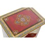 Table de Nuit DKD Home Decor Rouge Multicouleur Bois de manguier Bois MDF (48 x 36 x 74 cm)