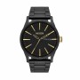 Montre Homme Nixon Sentry SS Noir Or