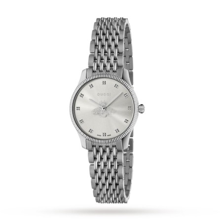 Montre Femme Gucci G-TIMELESS SLIM Argenté (Ø 28 mm)
