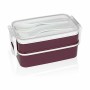 Fiambrera de Compartimentos con Cubiertos ThermoSport Plástico