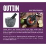Mortero de cocina Quttin Granito 10 x 10 x 8 cm (12 Unidades)