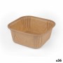 Ensemble de moules à pâtisserie Algon Papier 6,5 x 6,5 x 3,5 cm 25 Pièces (36 Unités)