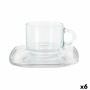 Juego de 6 Tazas con Plato LAV Cozy (6 Unidades)