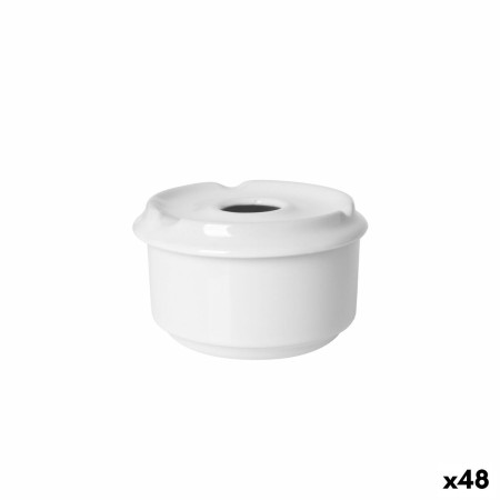 Cendrier Blanc 11 x 11 x 7 cm Hôtellerie (48 Unités)