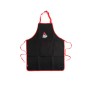 Delantal Algon 61 x 75,5 cm Negro Barbacoa