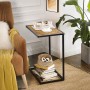 Mesa auxiliar Confortime Marrón Negro 40 x 25 x 50 cm (3 Unidades)